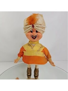 Vintage MR. NABOB Coffee Tea Advertising Doll The Quality Of Nabobs Food